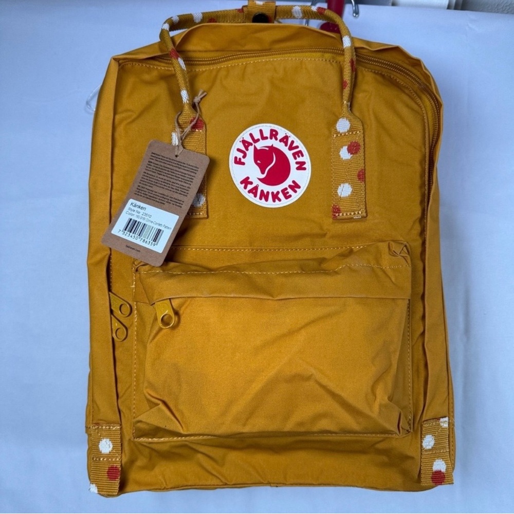Fjallraven Kanken Backpack Ochre 23510 Outdoor Camping Hiking Daypack 15" Laptop